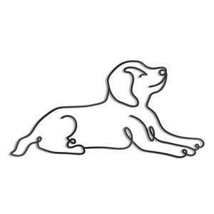 Metal Dog Wall Decor,minimalist Dog Wall Art (style 2)❤️